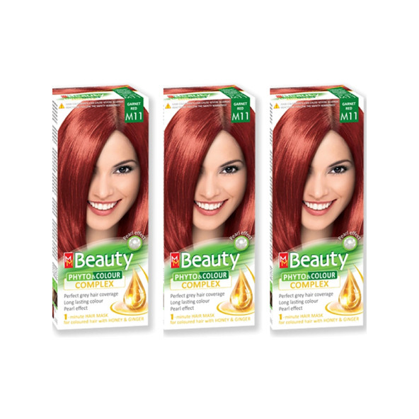 MM Beauty M 11 Aşk Alevi (Gamet Red) ÜÇLÜ SET ürün görseli 1
