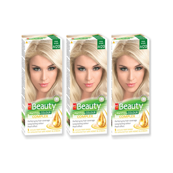 MM Beauty M 20 Küllü Sarı (Pearl Blond) ÜÇLÜ SET ürün görseli 1