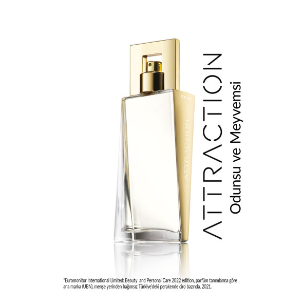 Avon Attraction Kadın Parfüm Edp 50 Ml. Üçlü Set - Resim 2