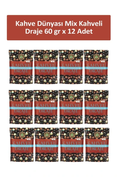 Kahve Dünyası Kahveli Karışık Draje 60 gr x 12 Adet ürün görseli 1