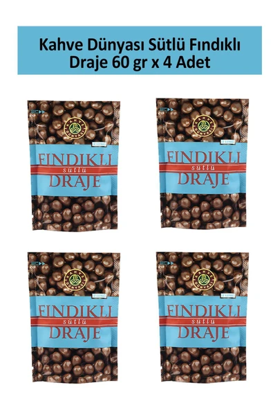 Kahve Dünyası Fındık Draje 60 gr x 4 Adet ürün görseli 1