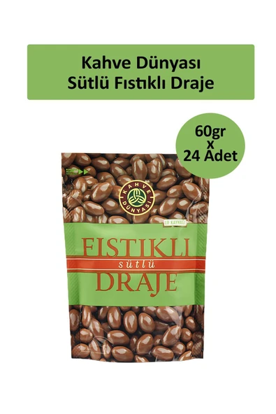 Kahve Dünyası Antep Fıstık Draje 60 gr x 24 Adet ürün görseli 1