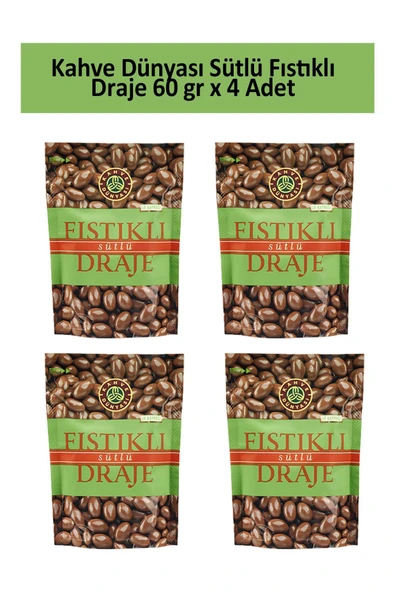 Kahve Dünyası Antep Fıstık Draje 60 gr x 4 Adet ürün görseli 1