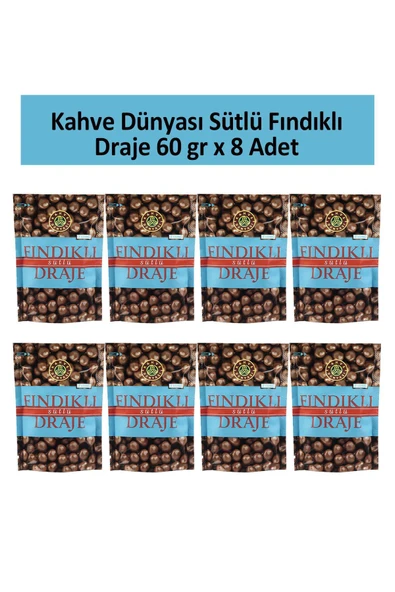 Kahve Dünyası Fındık Draje 60 gr x 8 Adet ürün görseli 1