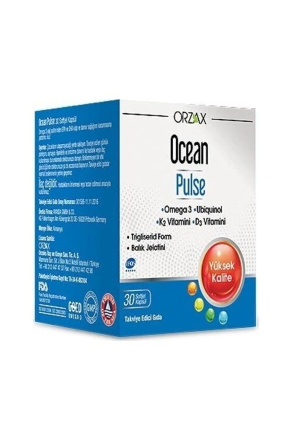 Ocean Pulse Balık Yağı 30 Kapsül ürün görseli 1