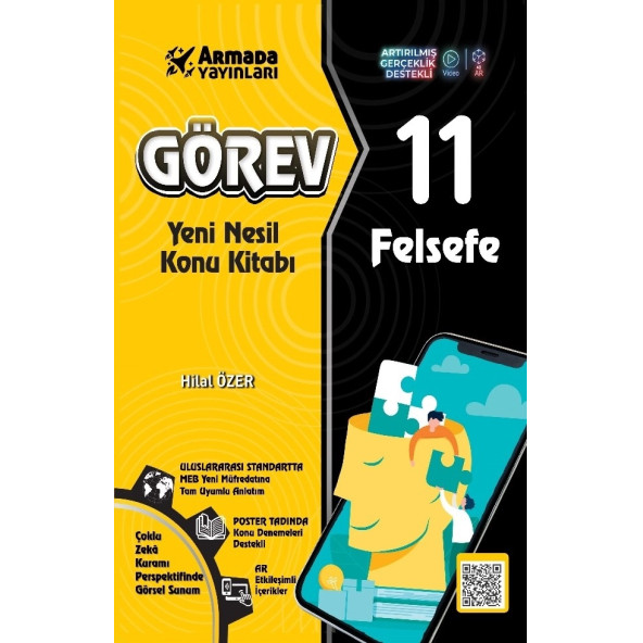 Armada Yayınları Görev 11. Sınıf Felsefe Yeni Nesil Konu Kitabı ürün görseli 1