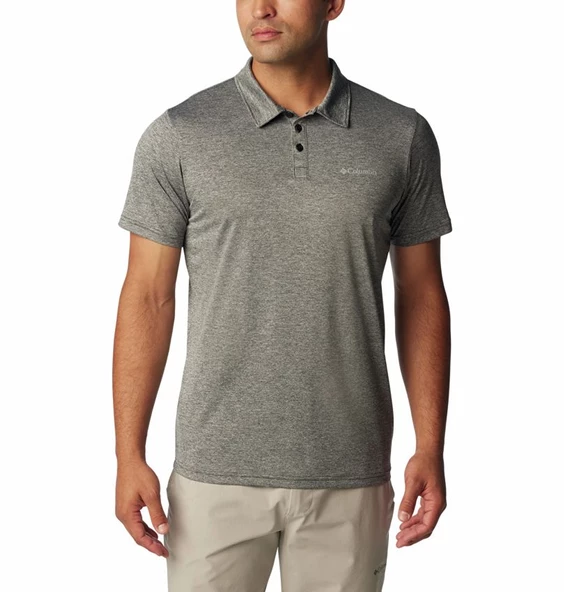 Columbia Hike Polo Erkek Kısa Kollu Polo Yaka Tişört Gri AO3614-011 ürün görseli 1
