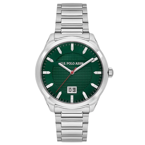U.S. POLO ASSN. USPA1087-06 YEŞİL KADRAN ÇELİK ERKEK KOL SAATİ ürün görseli 1