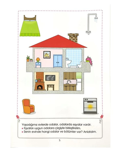 4 Yaş Afacanlar Okul Öncesi Eğitim Seti - Resim 2