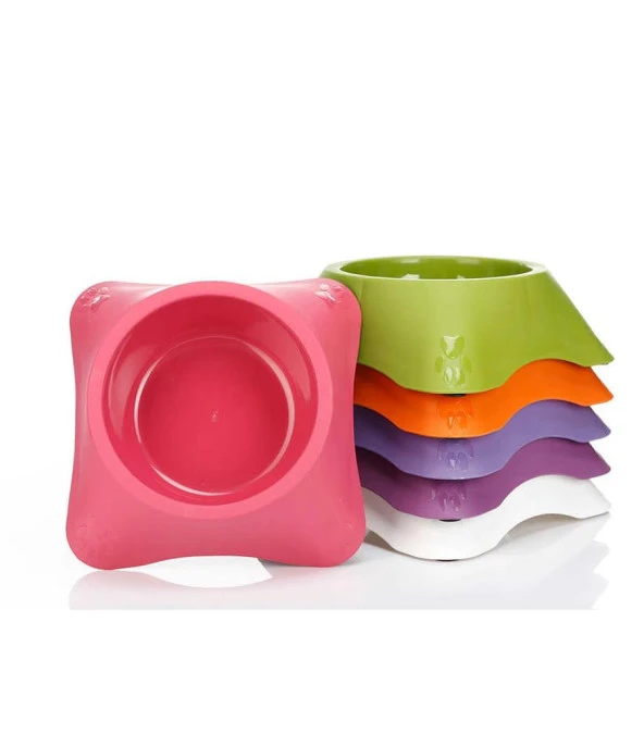 Evohe Lüx Kedi Mama Kabı XL En: 19,5 cm Boy: 19,5 cm 1 TANE ürün görseli 1