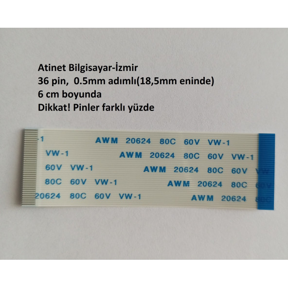 Awm 20624 80C 60V Vw-1 Flex Kablo 36-0.5-6B ürün görseli 1