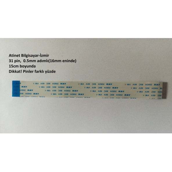 Awm 20624 80C 60V Vw-1 Flex Kablo 31 Pin 15Cm 31-0.5-15B ürün görseli 1