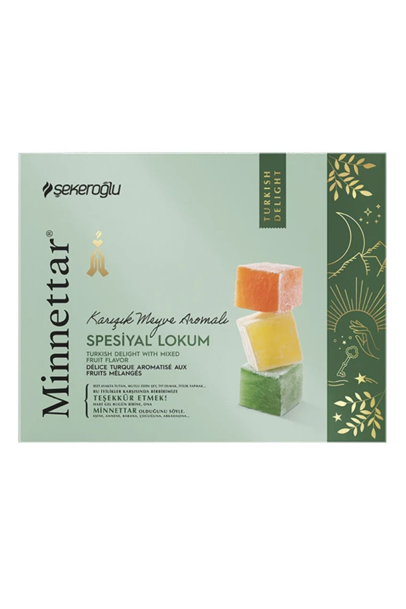 Şekeroğlu Minnettar Karışık Meyve Aromalı Special Lokum 300 gr ürün görseli 1