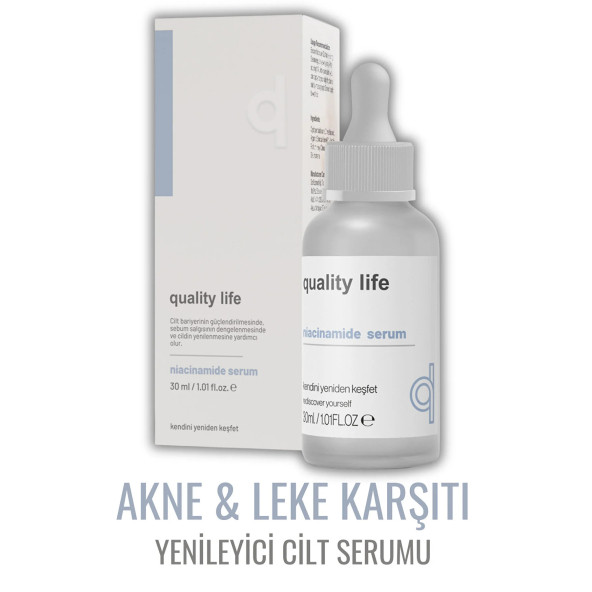 Niacinamide Cilt Serumu - ( Niacinamide 10% Zinc 1%) Yenileyici Leke Akne Sivilce Karşıtı Serum ürün görseli 1
