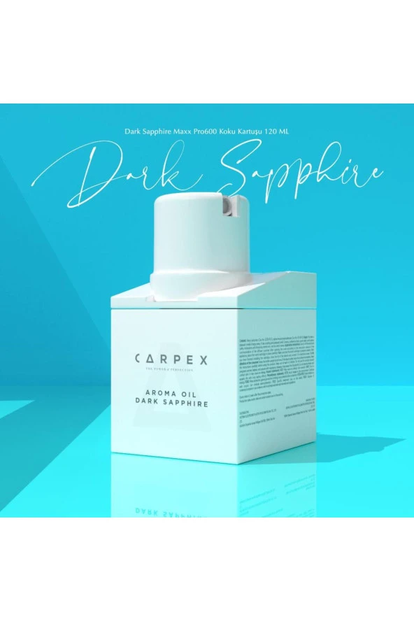 Carpex Dark Sapphire Maxx Pro600 Koku Kartuşu 120 ml ürün görseli 1