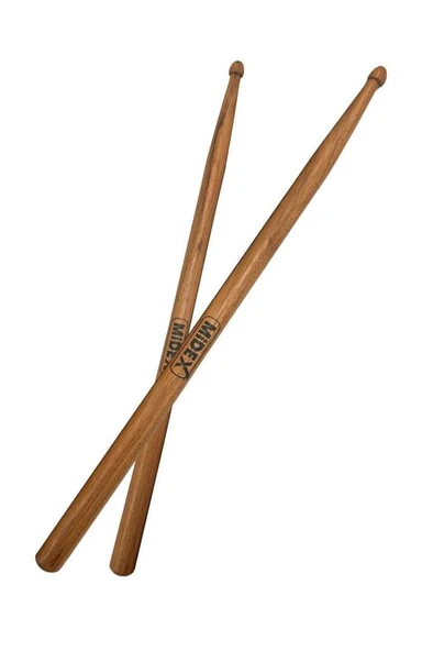 Midex OAK-110-5A Ahşap Meşe Ağacı Bateri Baget Davul Bageti 5A Drumsticks (1 Çift) ürün görseli 1