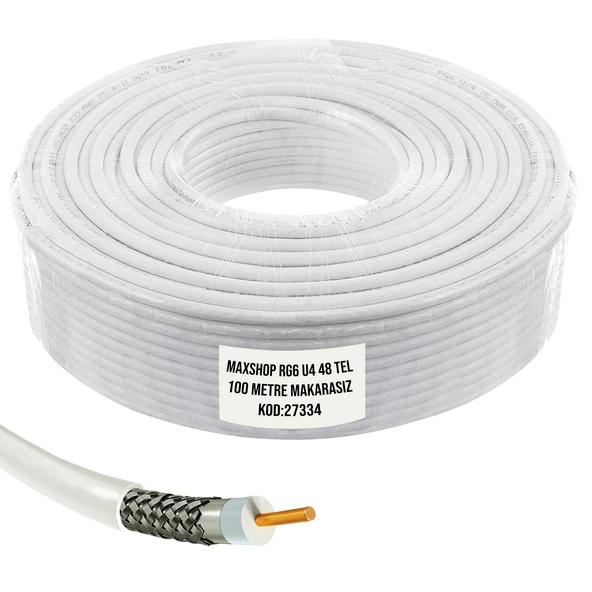EGB  Anten Kablosu Rg6 U4 100 Metre Makarasız ürün görseli 1