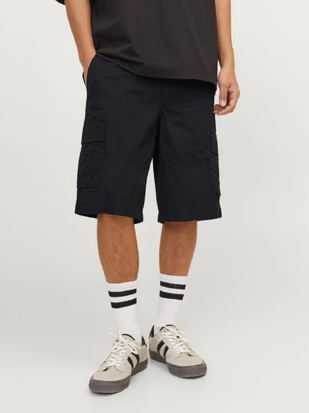 JACK JONES Erkek Uzun Kargo Şort Kapri 12253222 ürün görseli 1