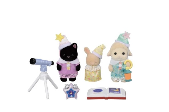 Adore Oyuncak Sylvanian Families Anaokulu Arkadaşları Pijama Partisi Üçlüsü 5750 ürün görseli 1