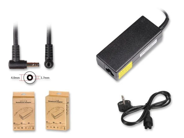 Lenovo ideaPad 1 81VU0042TX, 81VU006STX Notebook Adaptör, Şarj Aleti Cihazı 65W ürün görseli 1