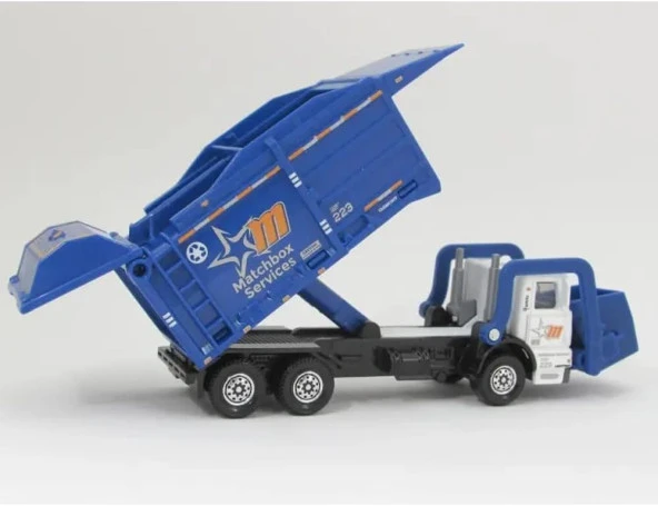 Matchbox Garbage King XL Working Rigs 9/16 [Blue]- HVV12 - Resim 2