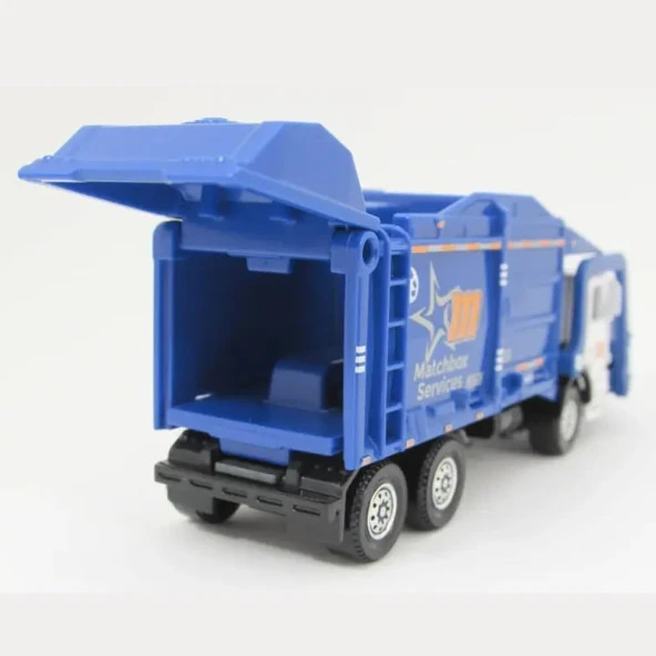 Matchbox Garbage King XL Working Rigs 9/16 [Blue]- HVV12 - Resim 3