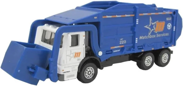 Matchbox Garbage King XL Working Rigs 9/16 [Blue]- HVV12 - Resim 5