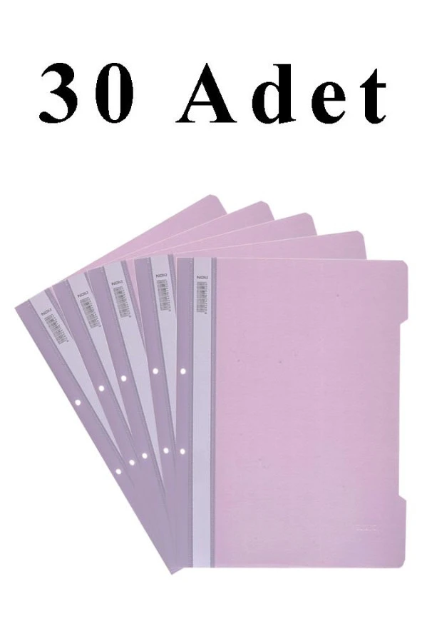30 Adet A4 Lila Telli Dosya 1 Paket Ekonomik Kaliteli Telli Dosya Ofis Büro Okul ürün görseli 1