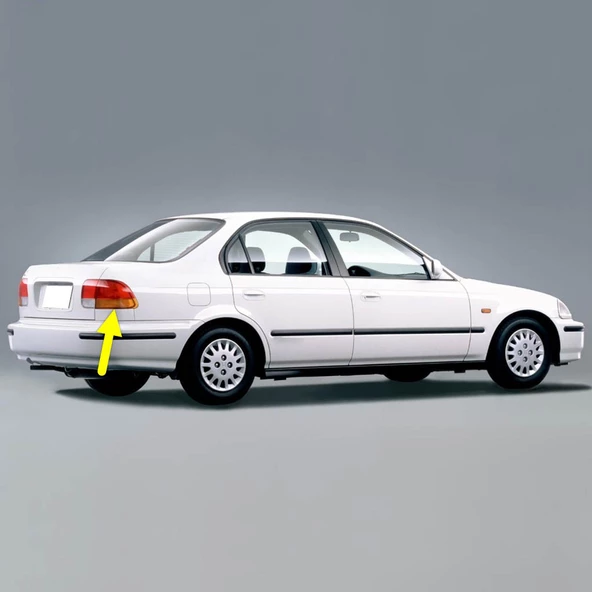 Honda Civic Sedan 1996-2000 Sağ Arka Dış Stop Fren Sinyal Lambası ürün görseli 1