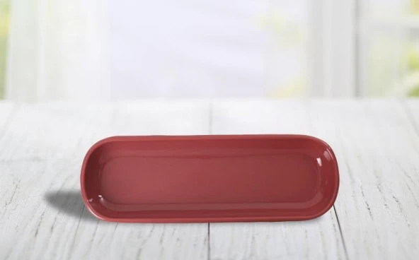 KERAMİKA KAYIK NOYAN 26X9 CM FRAMBUAZ 553 ürün görseli 1