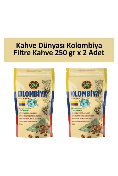 Kahve Dünyası Kolombiya Filtre Kahve 250 gr x 2 Adet ürün görseli 1