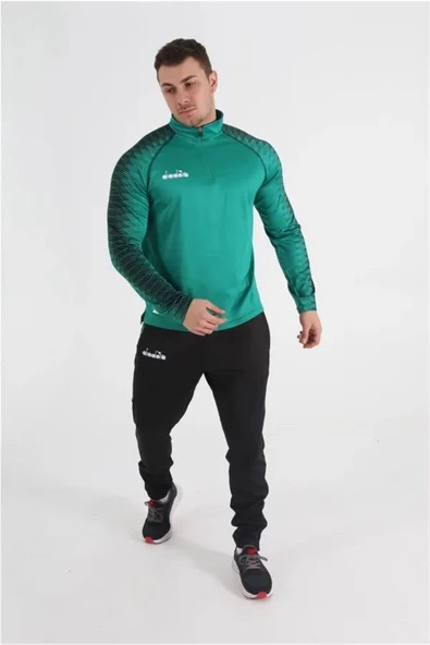 Diadora Ritim Yeşil Erkek Antreman Eşofman Takımı ürün görseli 1