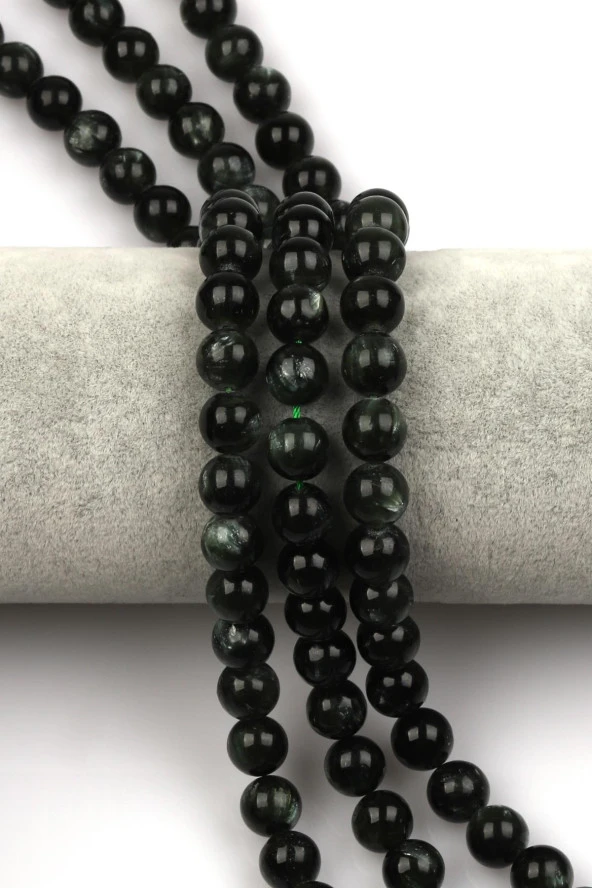 Serafinit Doğal Taş Dizi 8 mm Küre Kesim ürün görseli 1