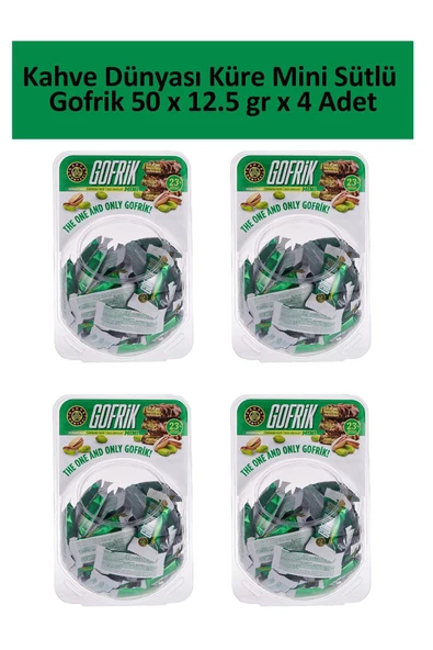 Kahve Dünyası Küre Mini Sütlü Gofrik 50 x 12.5 gr x 4 Adet ürün görseli 1