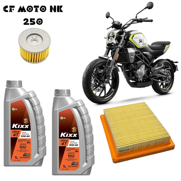 CF Moto CLX 250 Yağ Bakım Seti Kixx Ultra Set ürün görseli 1