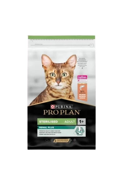 Pro Plan Renal Plus Sterilised Somonlu Kısırlaştırılmış Yetişkin Kedi Maması 10 Kg ürün görseli 1