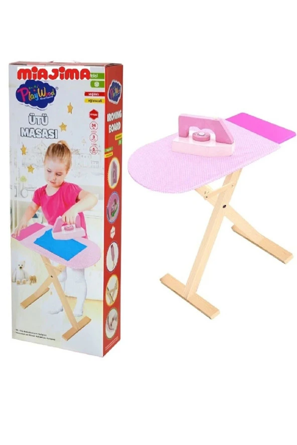 Oyuncak Ahşap Ütü Masası Seti ürün görseli 1