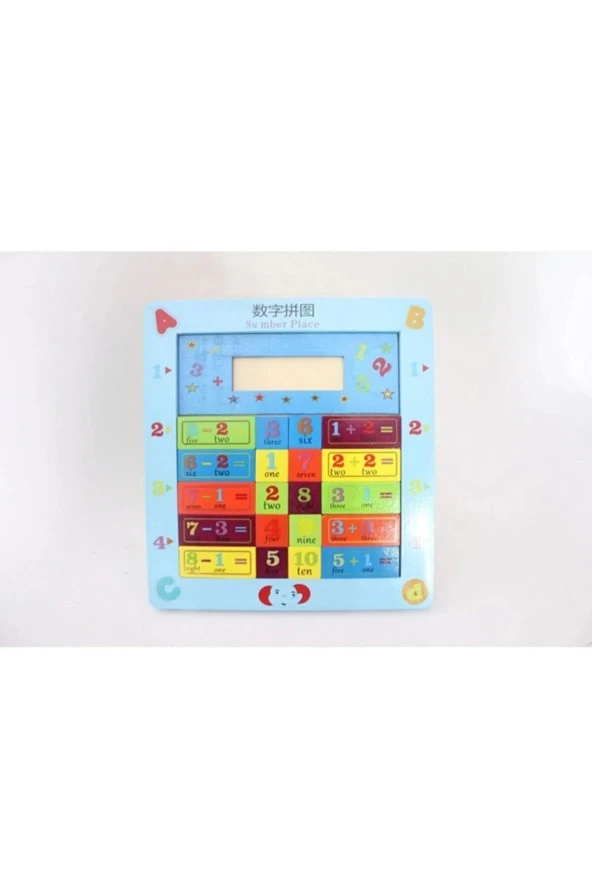 Ahşap Eğitici Number Place ( Numara Yerleştirme ) Oyunu ürün görseli 1