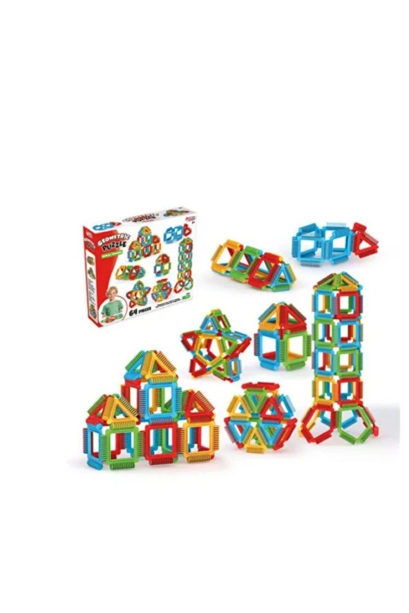 Geometrik Puzzle 64 Parça ürün görseli 1