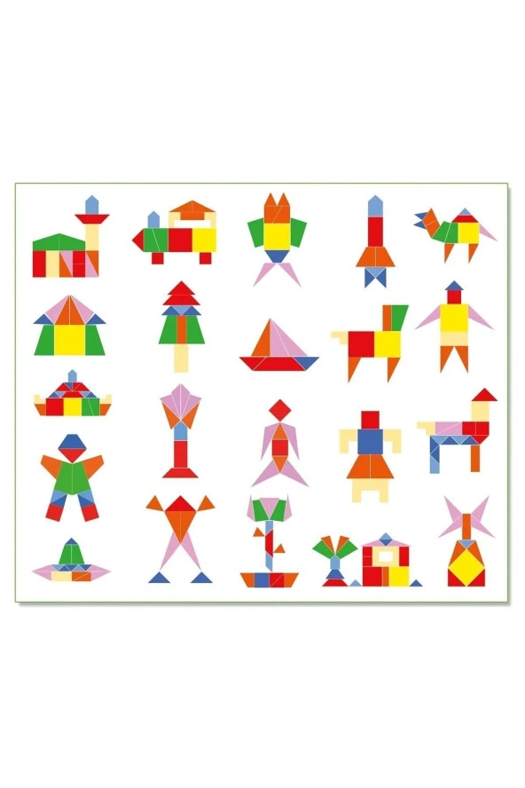 Pattern Blooks ahşap - Resim 3