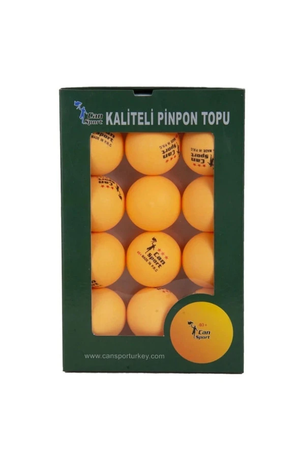 Gazlı Pinpon Topu Sarı 12 Li ürün görseli 1