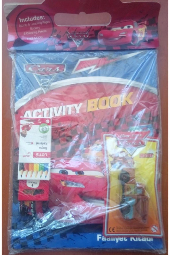 Cars Activity Summer Pack (Şifreli) , aktivite boyama kitabı , faaliyet kitabı ürün görseli 1