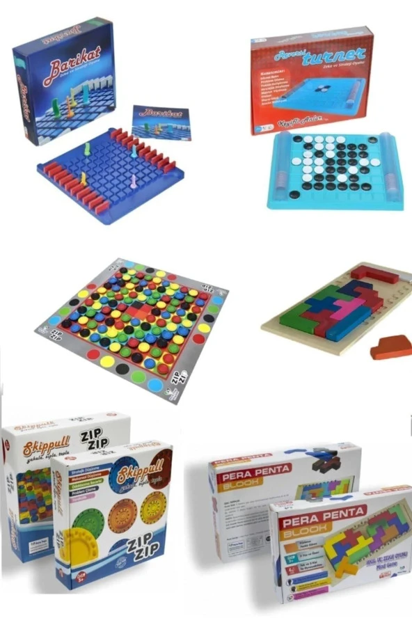 Eğitici Oyun Seti Barikat - Reversi - Skippull - Pera Penta Blook Zeka Geliştirici Oyunlar ürün görseli 1