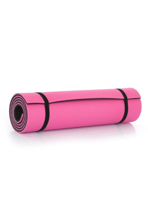 Yoga Egzersiz Fitness Eva Mat 180cm X 60cm 10mm Pembe ürün görseli 1