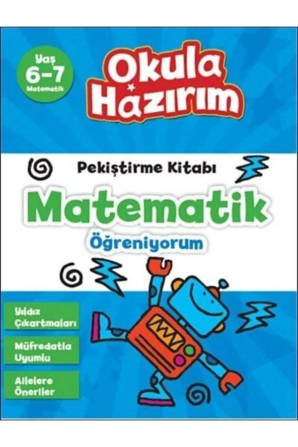 6-7 Yaş Matematik Pekiştirme Kitabı Matematik Öğreniyorum / Okula Hazırım ürün görseli 1