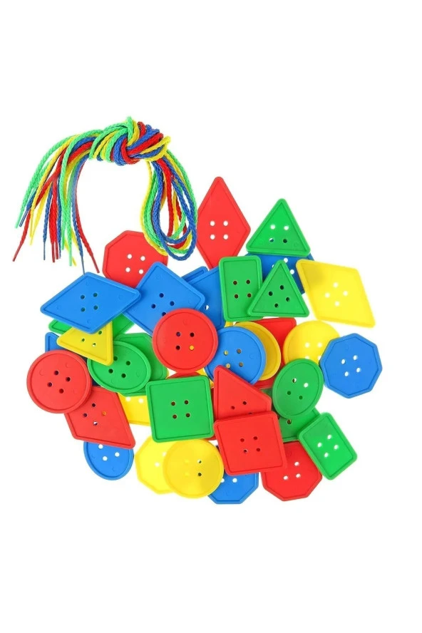 Ipli Geometrik Düğmeler Karton Kutulu ürün görseli 1