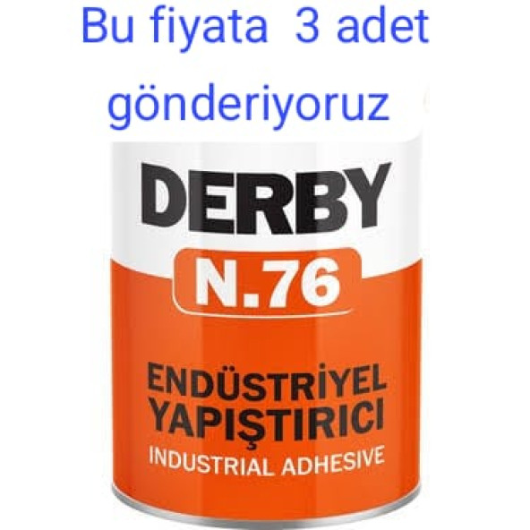 3 ADET Derby Yapıştırıcı   800 Gr-YAPIŞTIRICI, NO 76 ürün görseli 1