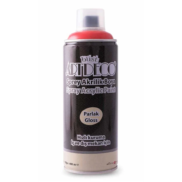 Artdeco Akrilik Sprey Boya 400 ML Scarlet Sprey Akrilik Boya ürün görseli 1