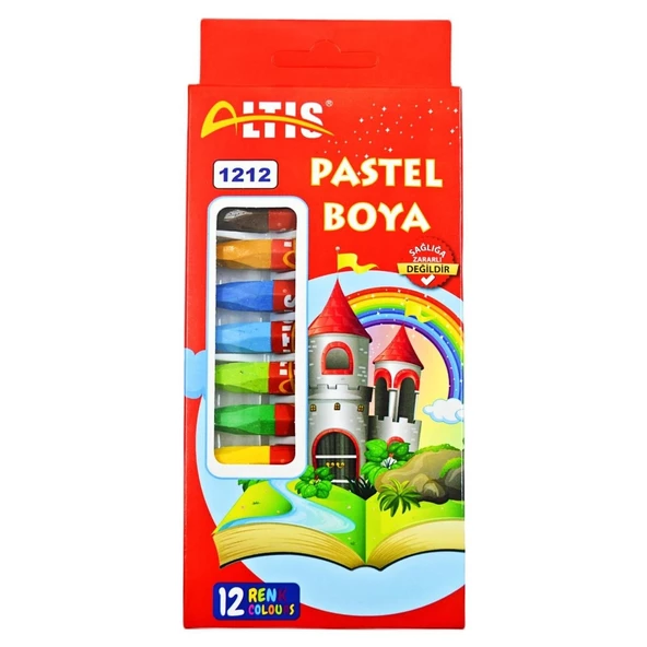 Altıs Pastel Boya 12 Renk Pastel Boya ürün görseli 1