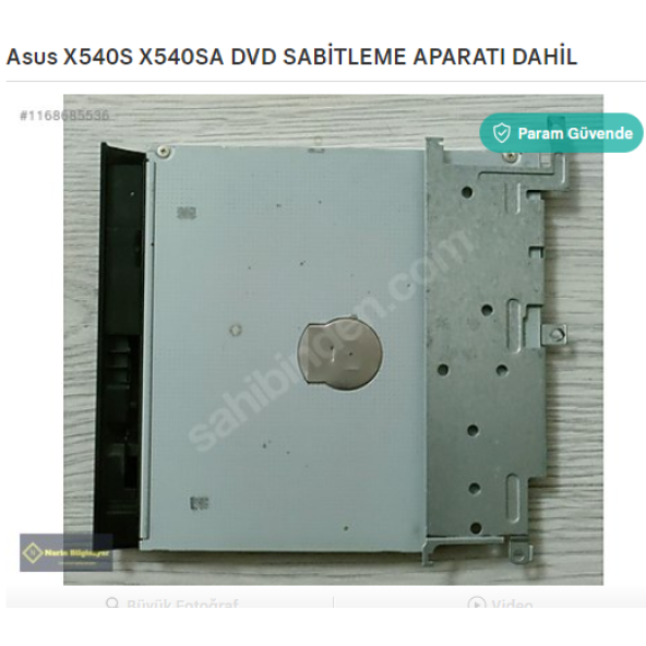 Asus X540S X540SA DVD SABİTLEME APARATI DAHİL ürün görseli 1